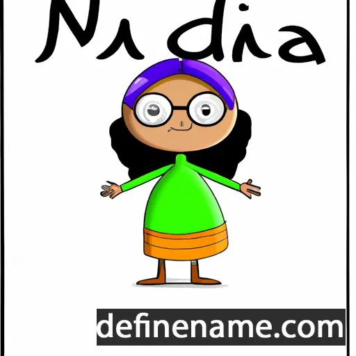 cartoon of the name Nalda