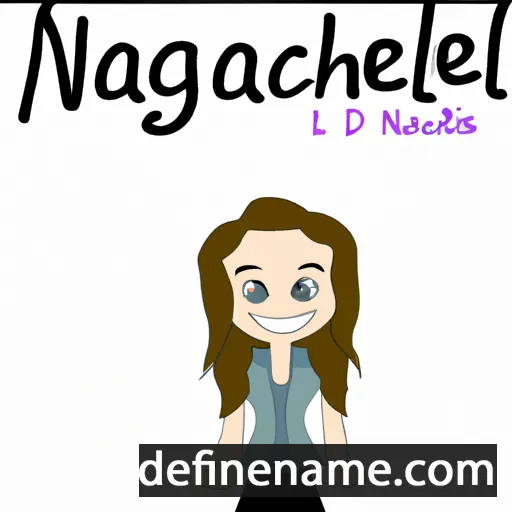 cartoon of the name Naleigh