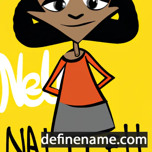 cartoon of the name Naleli