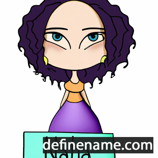 cartoon of the name Nalia