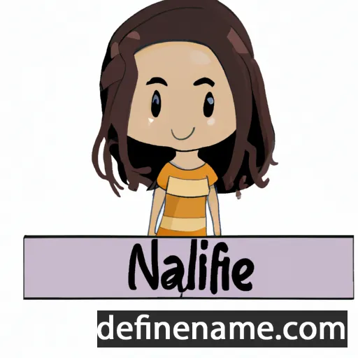 cartoon of the name Nalinee