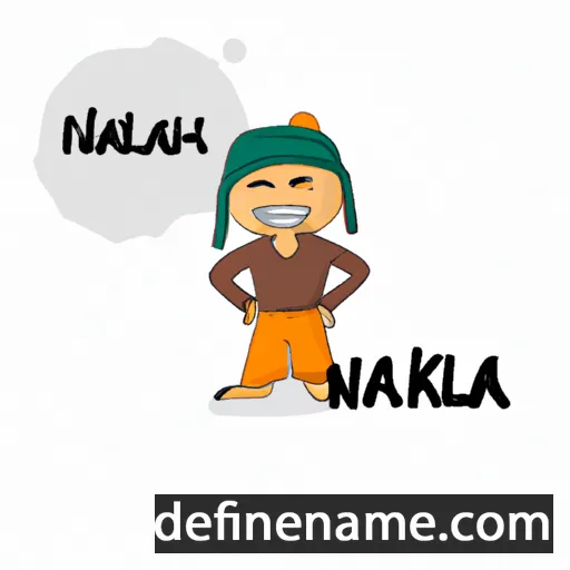 cartoon of the name Nalkah