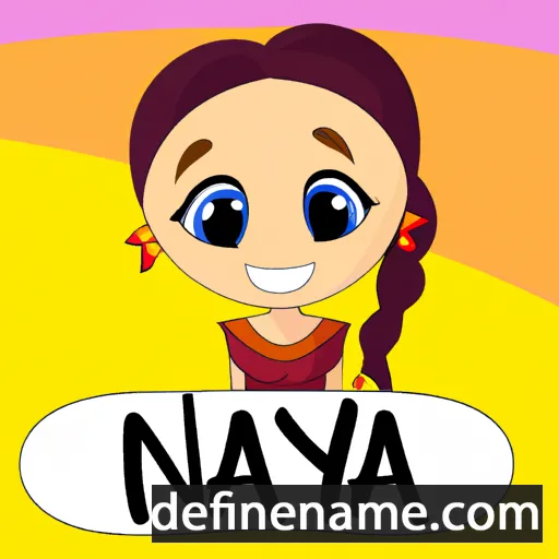 cartoon of the name Nalya