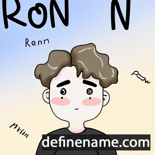 cartoon of the name Nam-joon