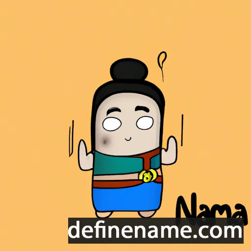 cartoon of the name Nam-ra