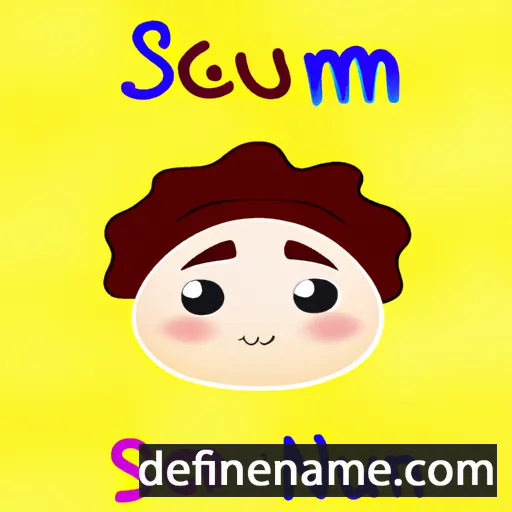 cartoon of the name Nam-sun