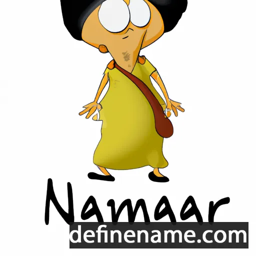 cartoon of the name Namaari