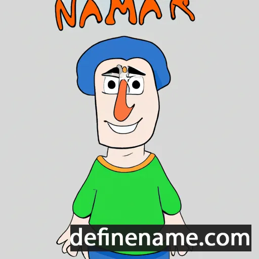 cartoon of the name Namar