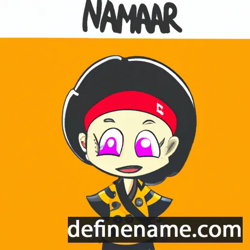 cartoon of the name Namari