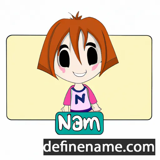 cartoon of the name Nami