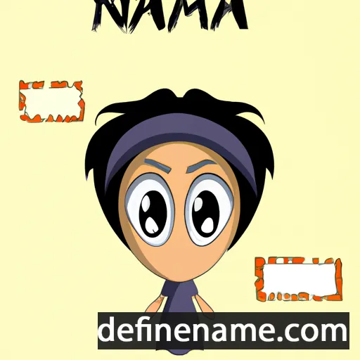 cartoon of the name Namia