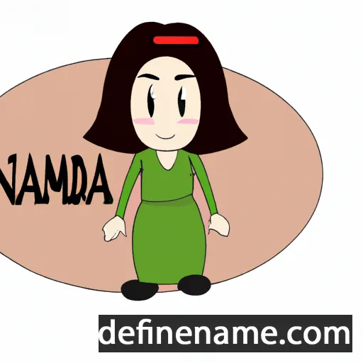 cartoon of the name Namida