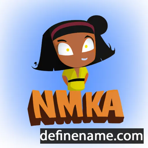 cartoon of the name Namika