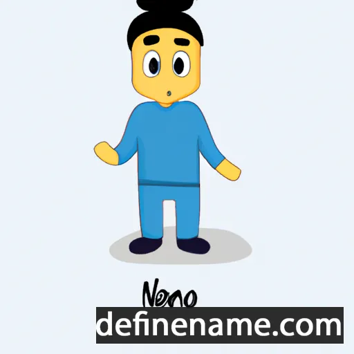 cartoon of the name Namiq