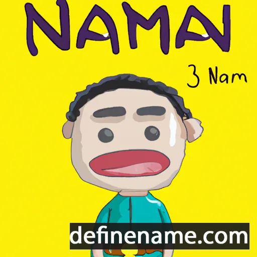 cartoon of the name Namman