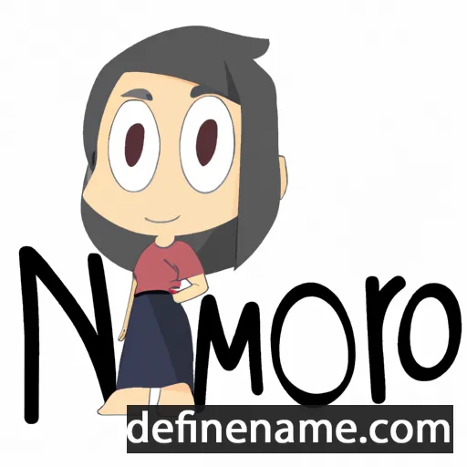 cartoon of the name Namori