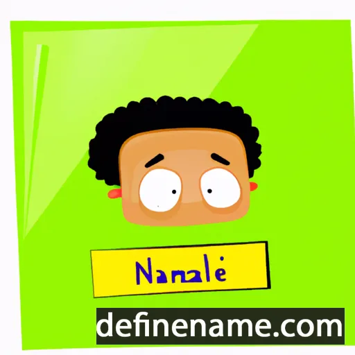 cartoon of the name Namouel