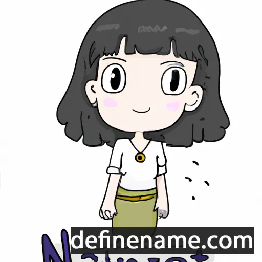 cartoon of the name Namrit