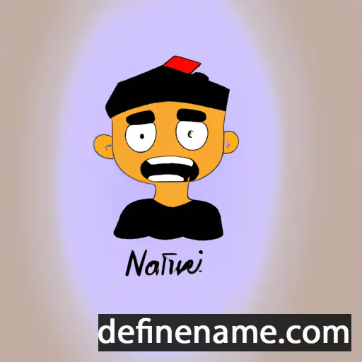 cartoon of the name Namzhil