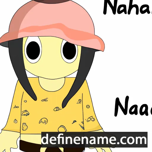 cartoon of the name Nanaha