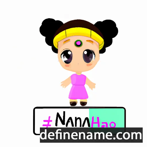 cartoon of the name Nanahi