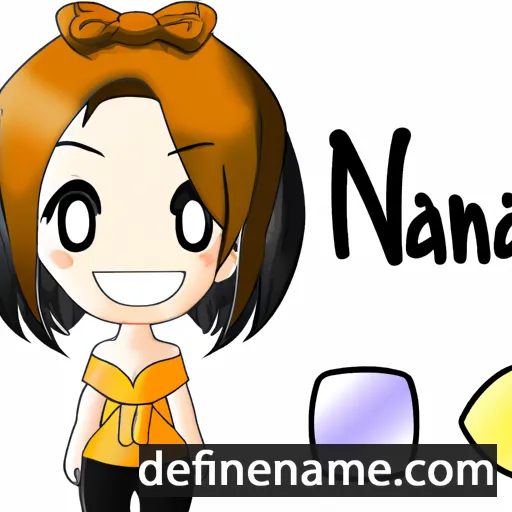 cartoon of the name Nanaho