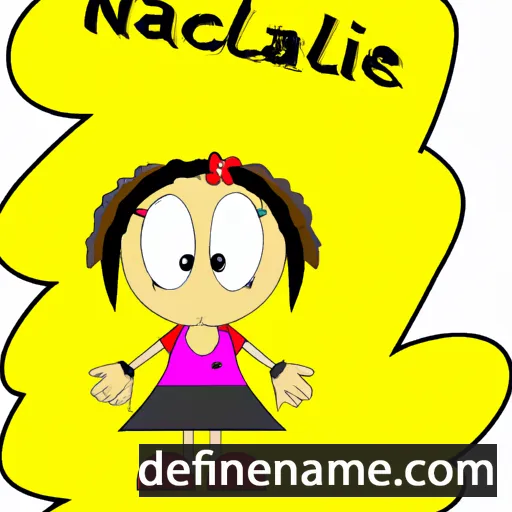 cartoon of the name Nancilea