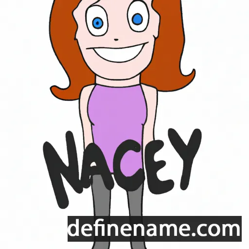 cartoon of the name Nancye