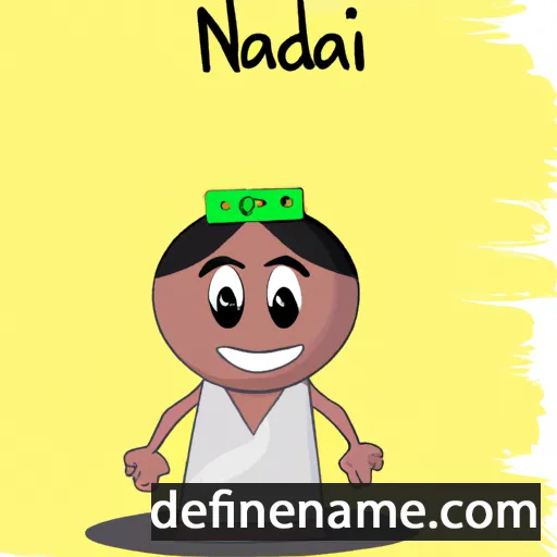 cartoon of the name Nandin