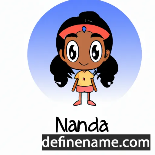 cartoon of the name Nandira