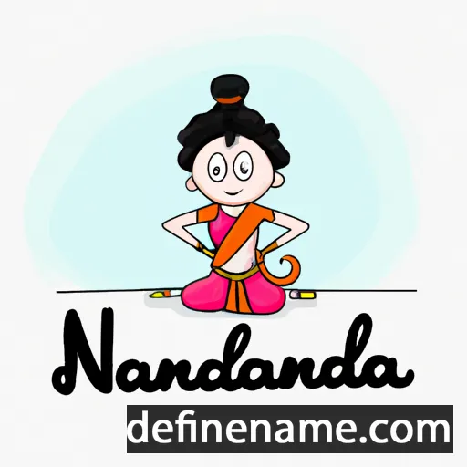 Nandrasana cartoon