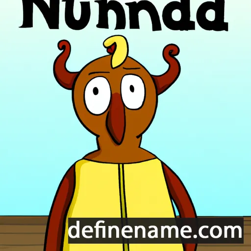 cartoon of the name Nandulf