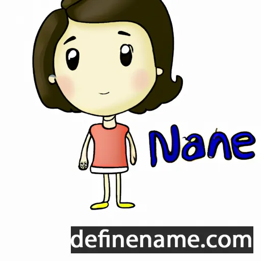 cartoon of the name Nane