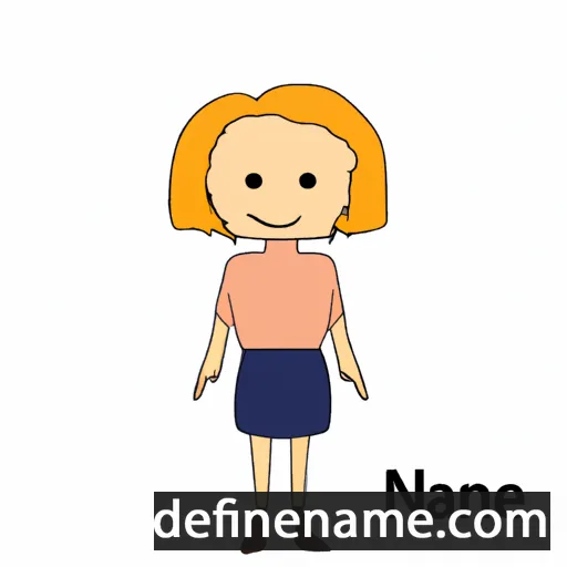 cartoon of the name Nane