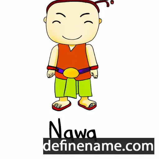 cartoon of the name Nangwa