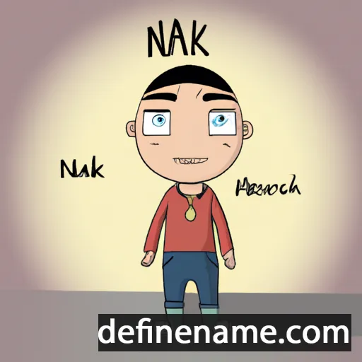 cartoon of the name Nanik