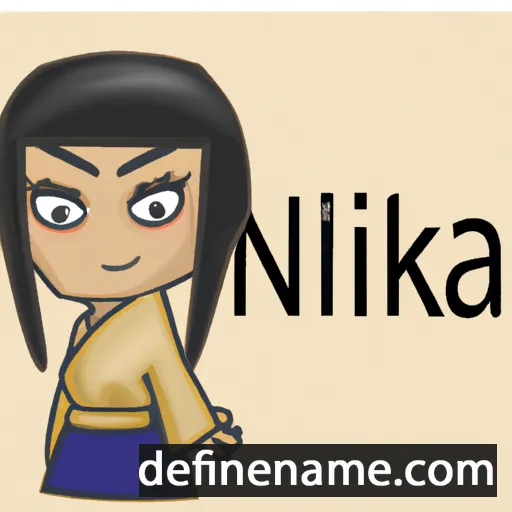 cartoon of the name Nanika