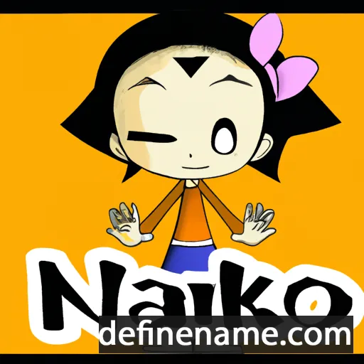 cartoon of the name Naniko