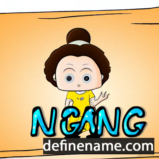 cartoon of the name Naning