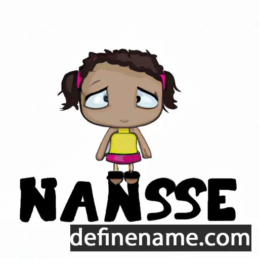 cartoon of the name Nanise