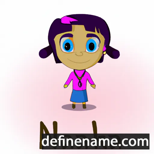 cartoon of the name Nanka