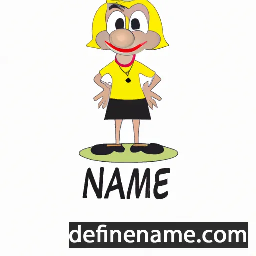 cartoon of the name Nanne