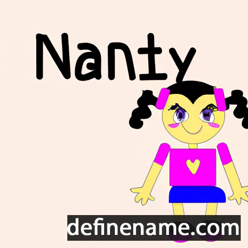 cartoon of the name Nanný