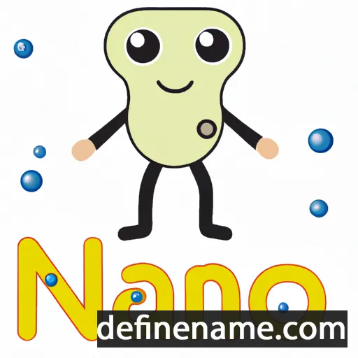 cartoon of the name Nano