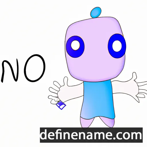 cartoon of the name Nanoĸ