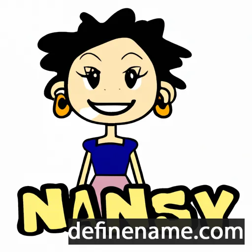 cartoon of the name Nansy