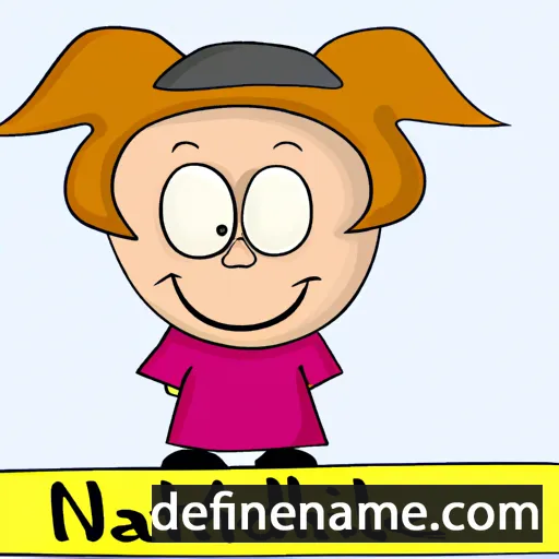 cartoon of the name Nanthilde