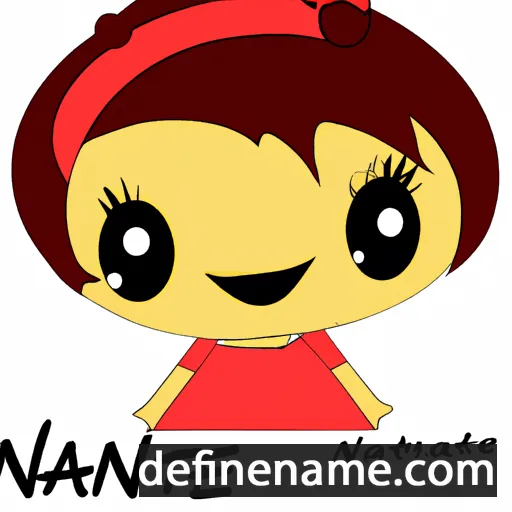 cartoon of the name Nantie