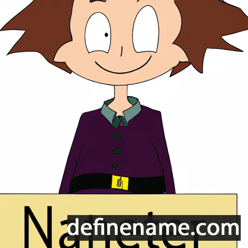 cartoon of the name Nantier