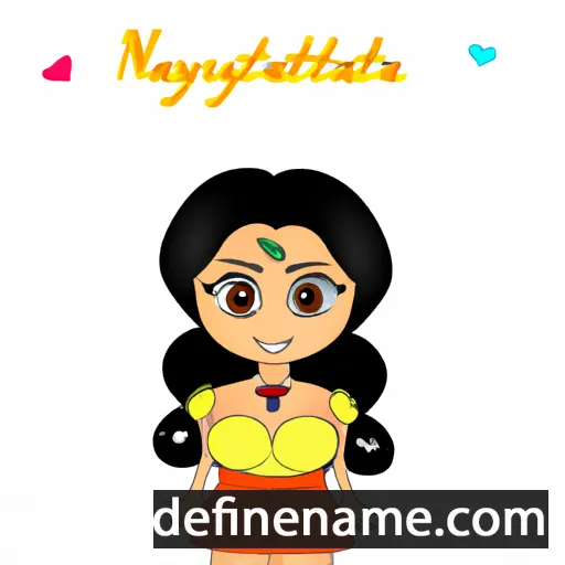 cartoon of the name Nantiya